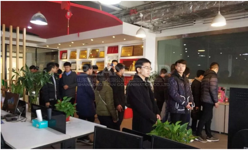 豆神动态 | 济宁市团市委和大学生联合会参观豆神动漫